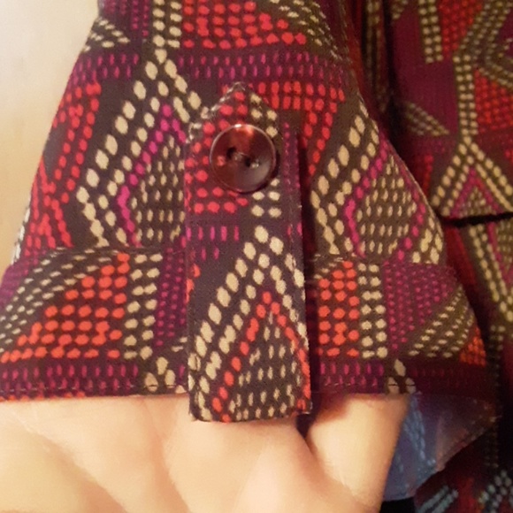 BEAUTIFUL jewel tone Catherine's blouse Size 2xwp - Picture 3 of 4